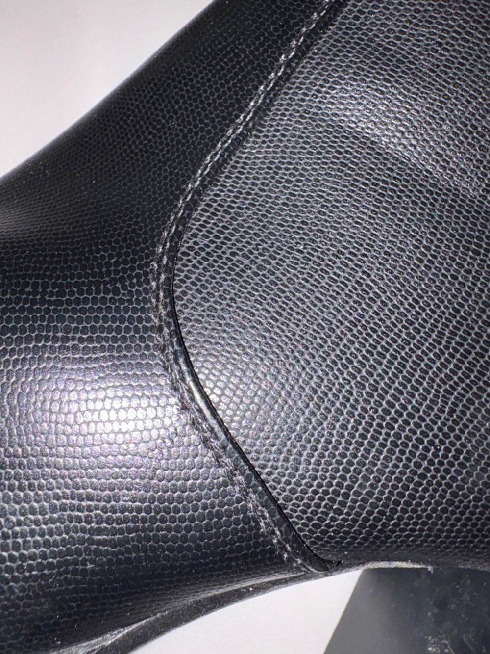 Olivia Miller Cortlandt Black Ankle Booties with Gold Eyelet Toe Size 10 - Picture 11 of 11